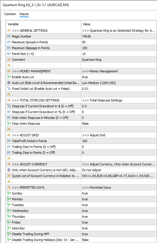 quantum-king-ea-settings